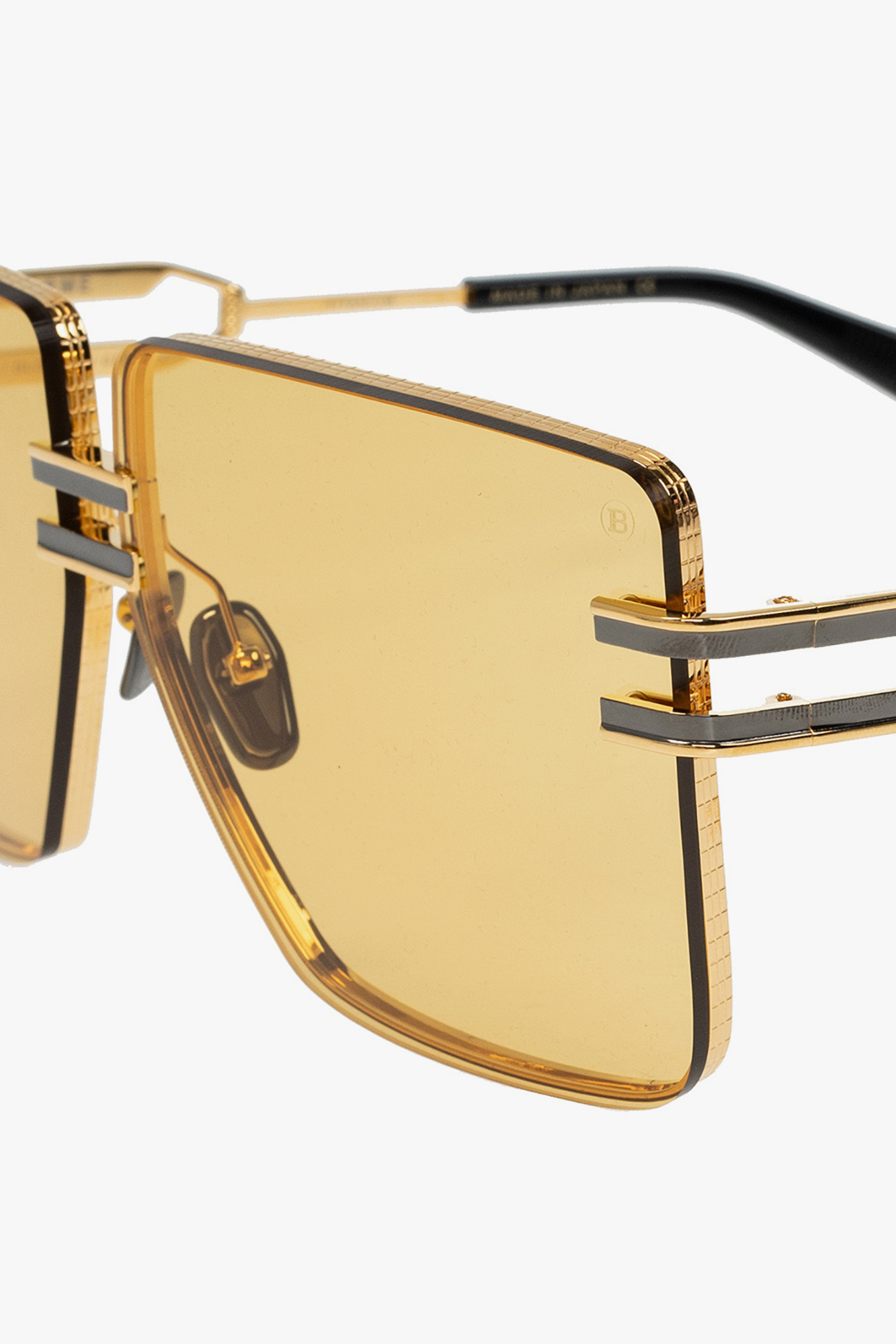 Yellow Gendarme sunglasses Balmain Vitkac Canada